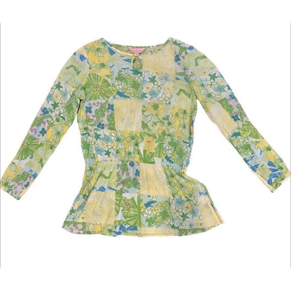 Lilly Pulitzer Girl’s Patchwork Tunic Top Size XL (12-14)